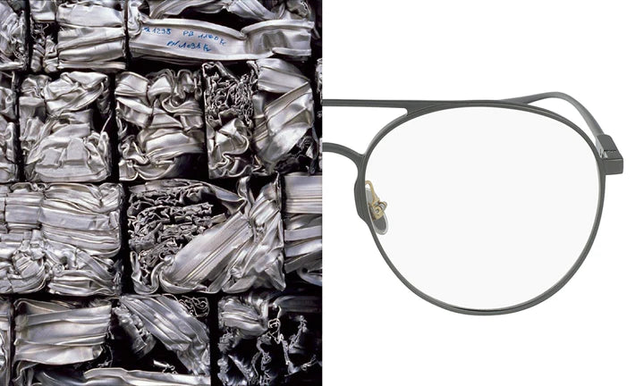 Recycled aluminium sunglasses