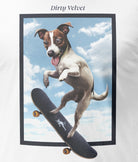 Dirty Velvet T-Shirt - Skate Dog White From Dirty Velvet