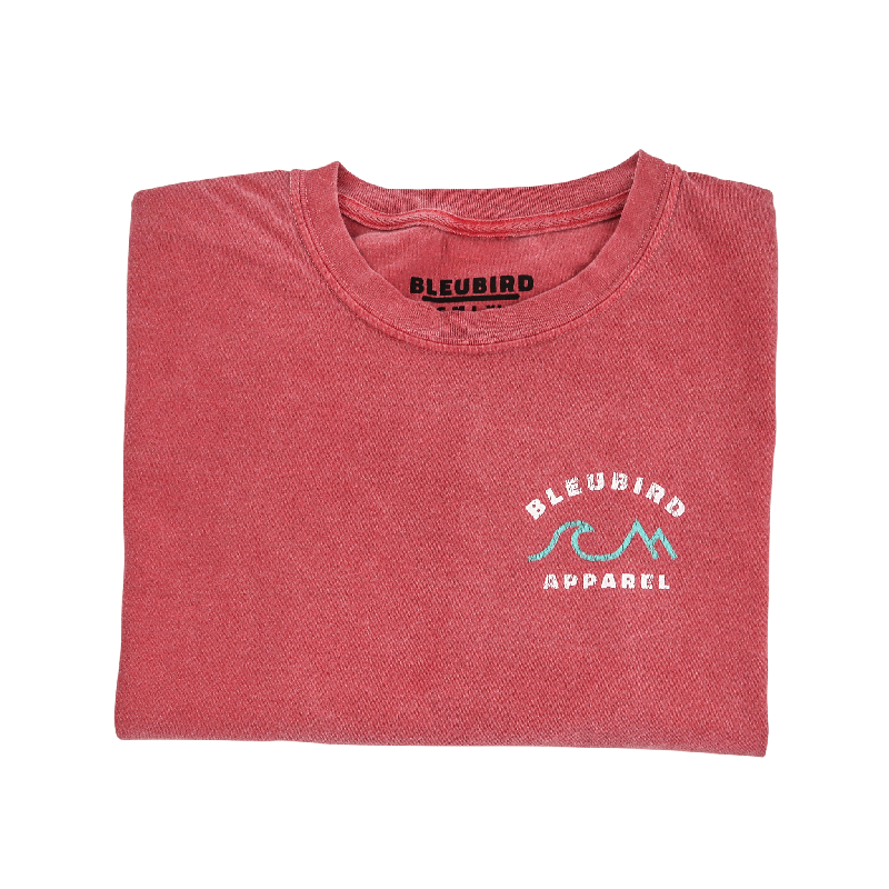 Camiseta Bleubird Horizon - Carmesí 