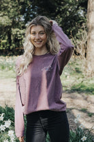 Bleubird Long Sleeve Tee - Berry From Bleubird