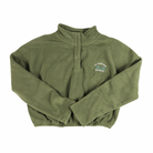 Bleubird Cropped Fleece - Olive From Bleubird