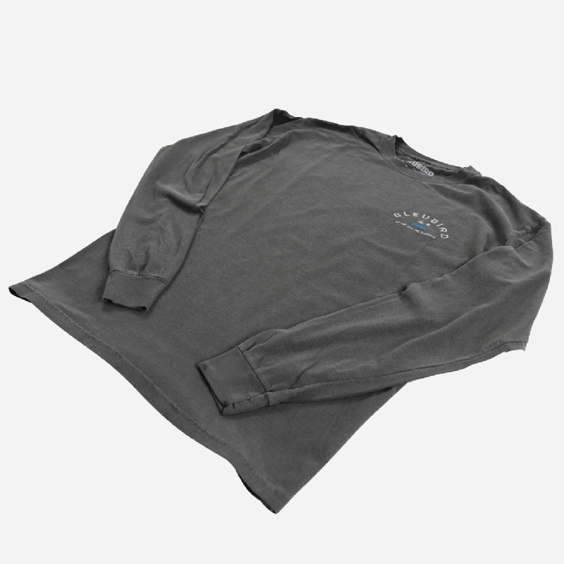 Camiseta de manga larga Bleubird - Carbón 