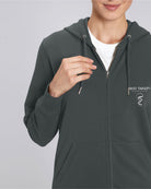 Unisex Organic Beach Zipper Hoodie From Eco Beach