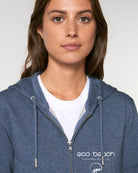 Unisex Organic Beach Zipper Hoodie From Eco Beach