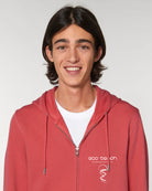 Unisex Organic Beach Zipper Hoodie From Eco Beach