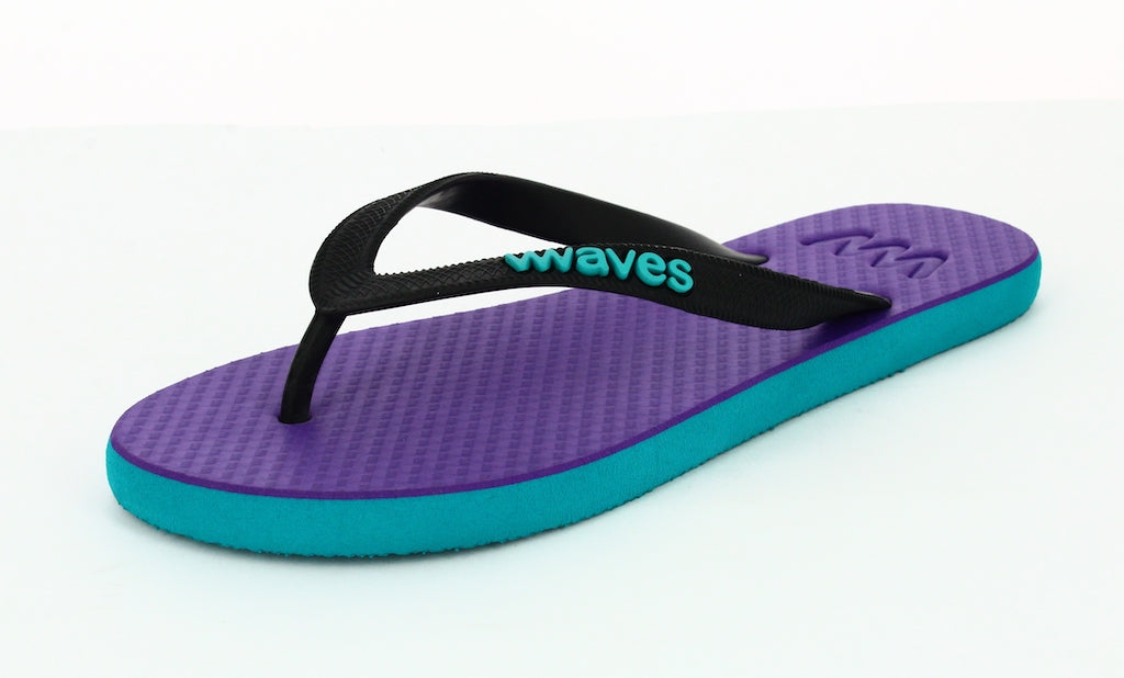 Women's Natural Rubber Flip Flops - Summer Shades From Waves