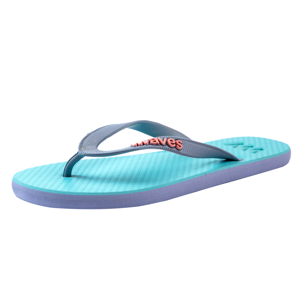 Women's Natural Rubber Flip Flops - Summer Shades From Waves